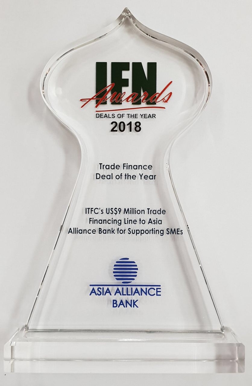 «ASIA ALLIANCE BANK» was awarded for the «Deal of the Year 2018».