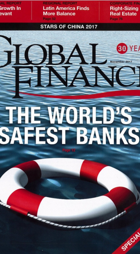 The authoritative international financial publication "Global Finance" published an articl...