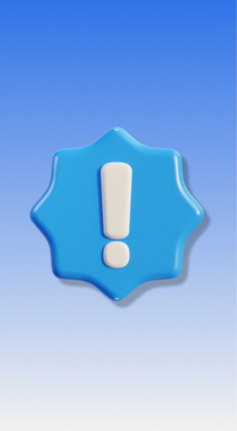 Notification on the need to update personal data